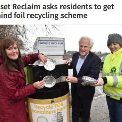 Dorset Reclaim asks residents to get behind foil recycling scheme